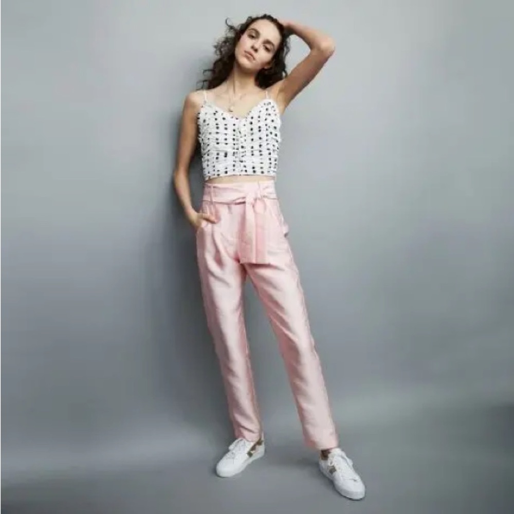Maje Pack High-Waist Tapered Pants NWT